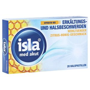 ISLA MED akut Zitrus-Honig Pastillen